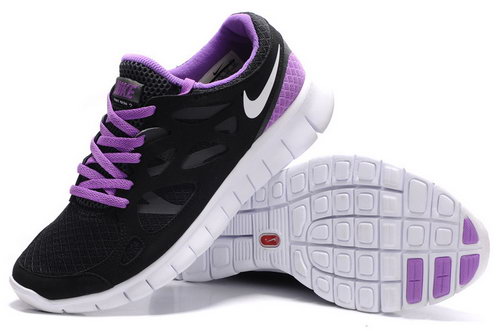 Nike Free Run 2 Womens Size Us9 9.5 10 Black And Purple On Sale